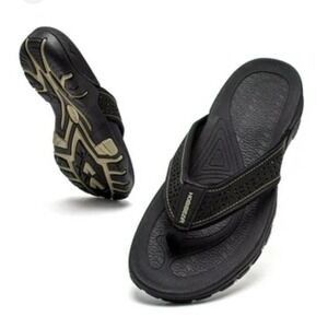 Hobibear Men's New Orthotic Flip Flop Sandals Size 47